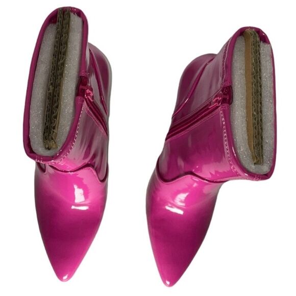 INC International Concepts Women's pink Ibrina Stretch Booties, size: 8.5 - Picture 8 of 14